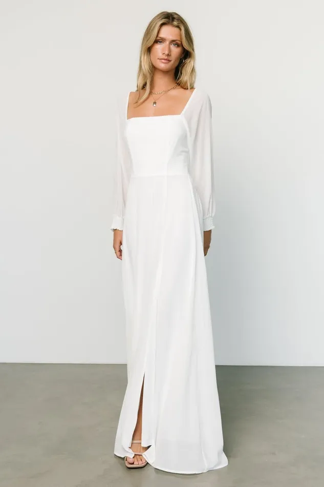 Giselle Maxi Dress White Women Baltic Born Bridal