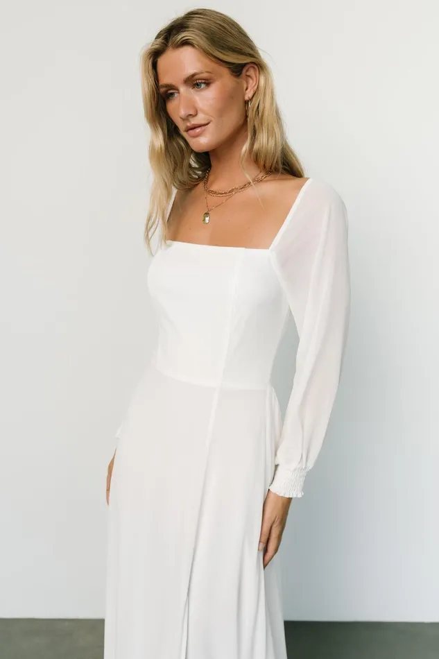 Giselle Maxi Dress White Women Baltic Born Bridal