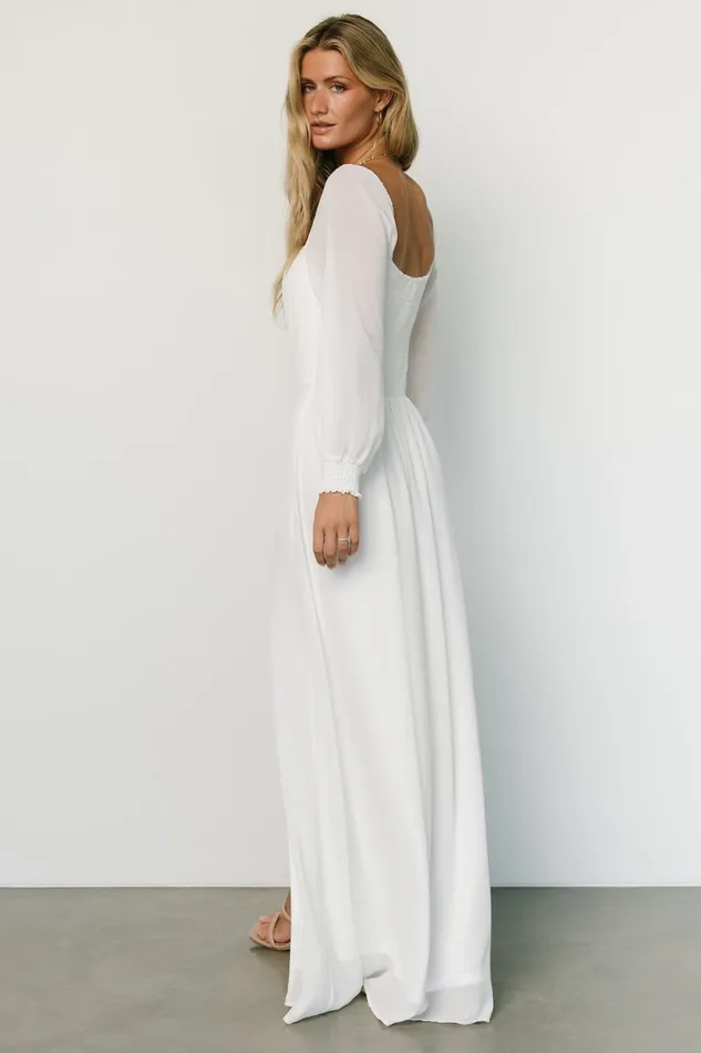 Giselle Maxi Dress White Women Baltic Born Bridal