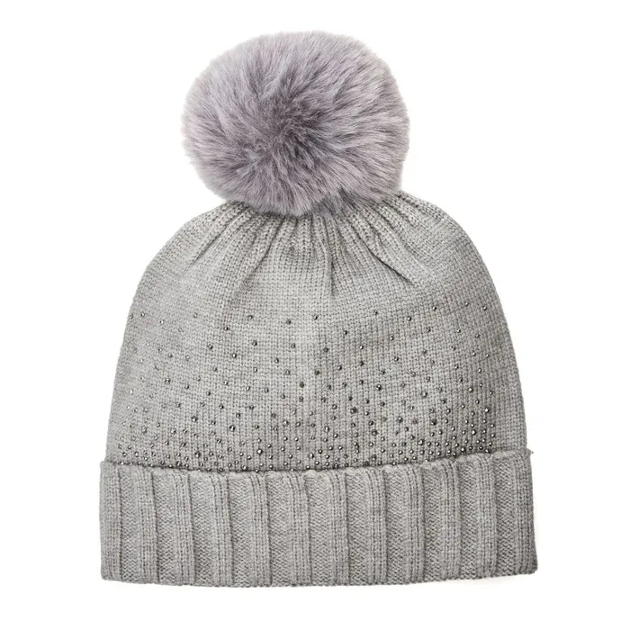 Gloves Women Moda In Pelle Praticiogiftset Grey Textile