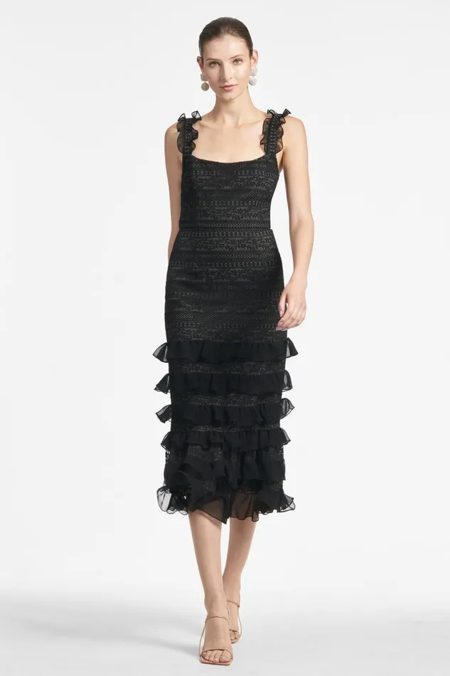 Graziella Dress 8211 Black Women Sachin and Babi Sleeveless