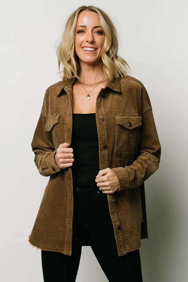 Greeley Corduroy Jacket Coffee Women Baltic Born Outerwear