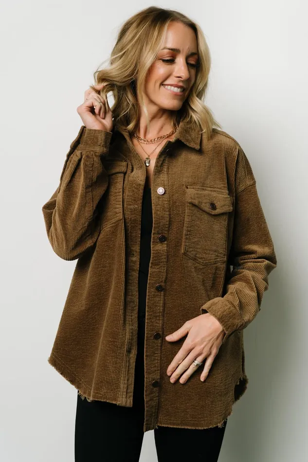 Greeley Corduroy Jacket Coffee Women Baltic Born Outerwear Greeley Corduroy Jacket Coffee Women Baltic Born Outerwear