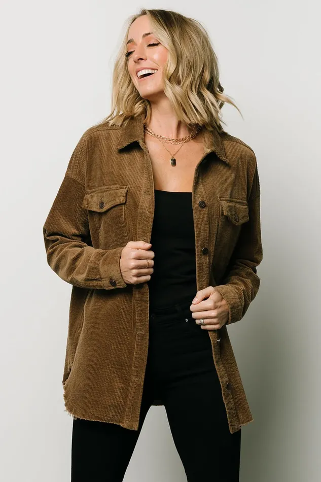 Greeley Corduroy Jacket Coffee Women Baltic Born Outerwear Greeley Corduroy Jacket Coffee Women Baltic Born Outerwear