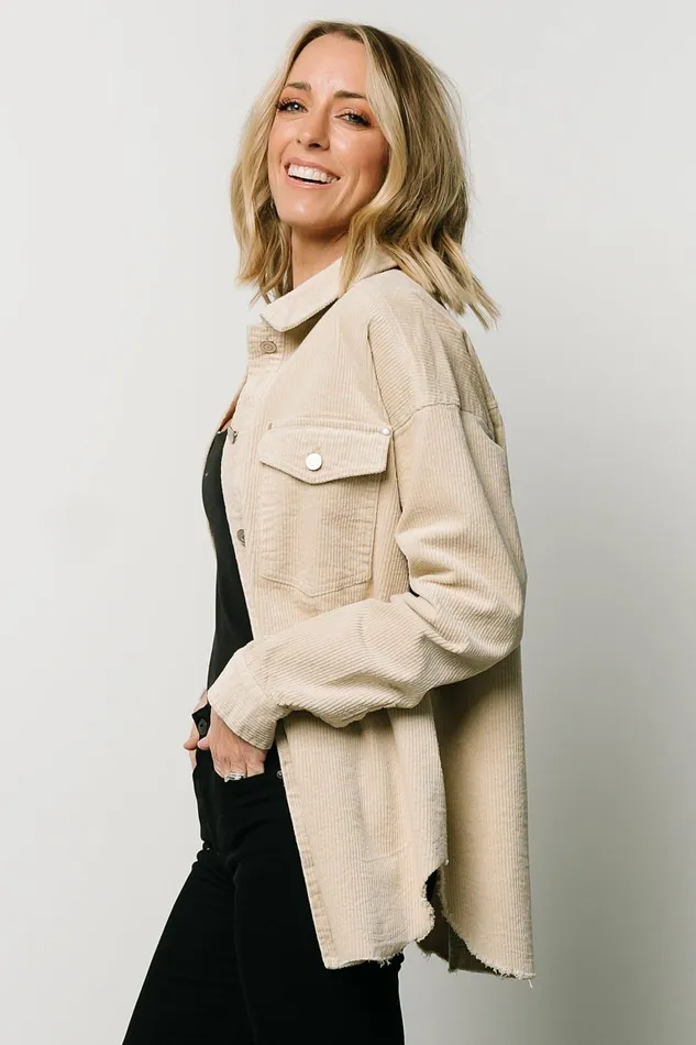 Greeley Corduroy Jacket Sand Women Baltic Born Outerwear Greeley Corduroy Jacket Sand Women Baltic Born Outerwear