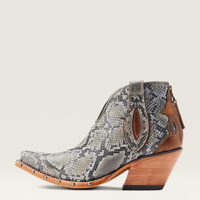 Greeley Western Boot Natural Snake Women Ariat Western Boots