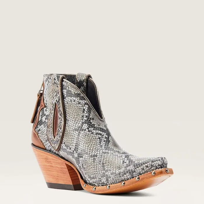 Greeley Western Boot Natural Snake Women Ariat Western Boots