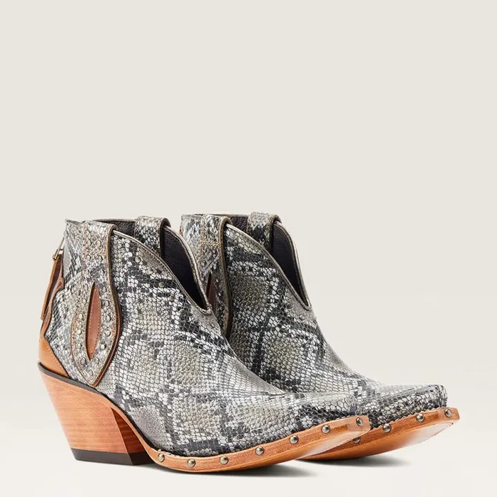 Greeley Western Boot Natural Snake Women Ariat Western Boots