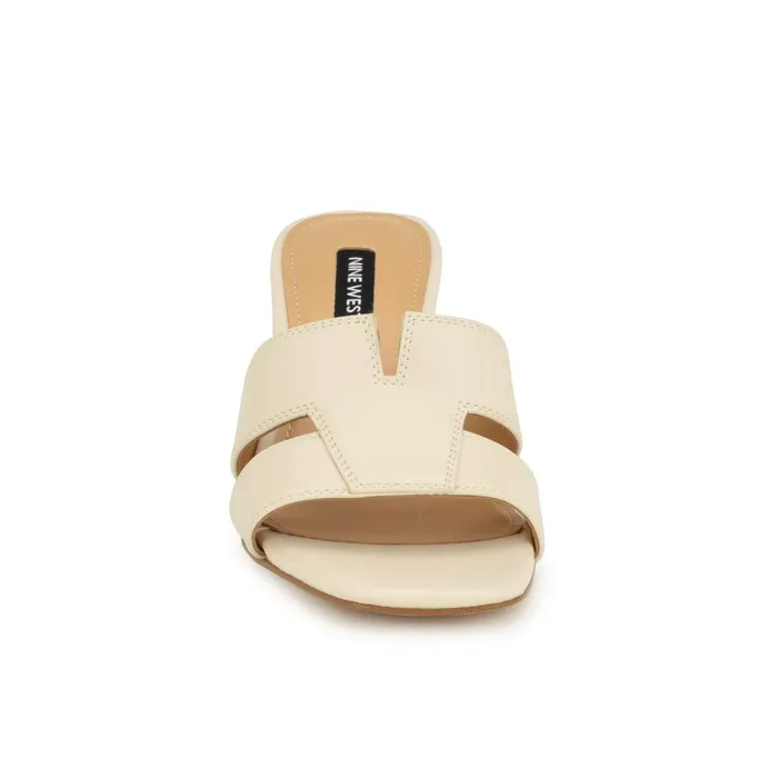Griselda Block Heel Sandals Ivory Women Nine West Heeled