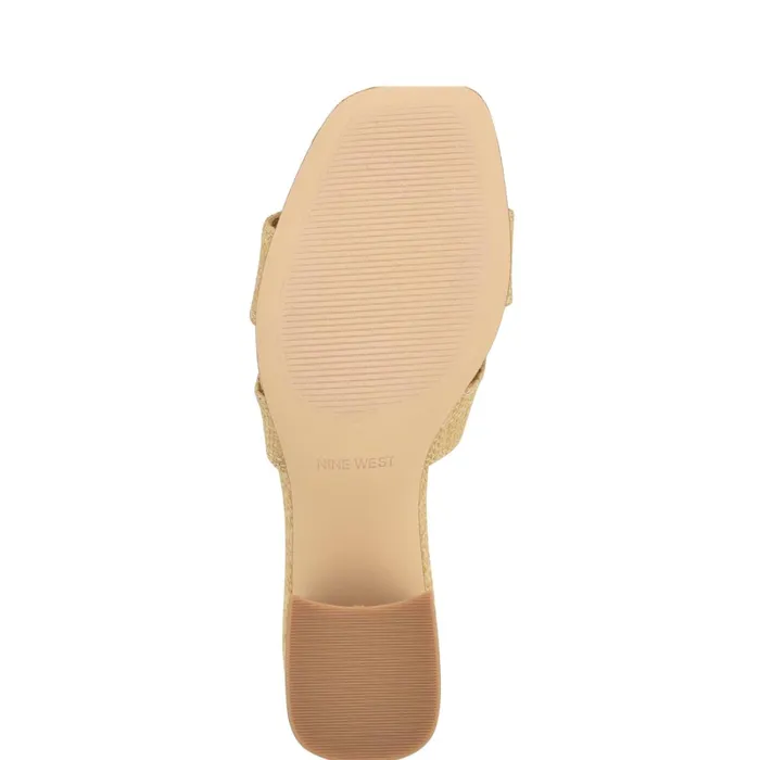 Griselda Block Heel Sandals Light Natural Raffia Women Nine West Low Heel Griselda Block Heel Sandals Light Natural Raffia Women Nine West Low Heel