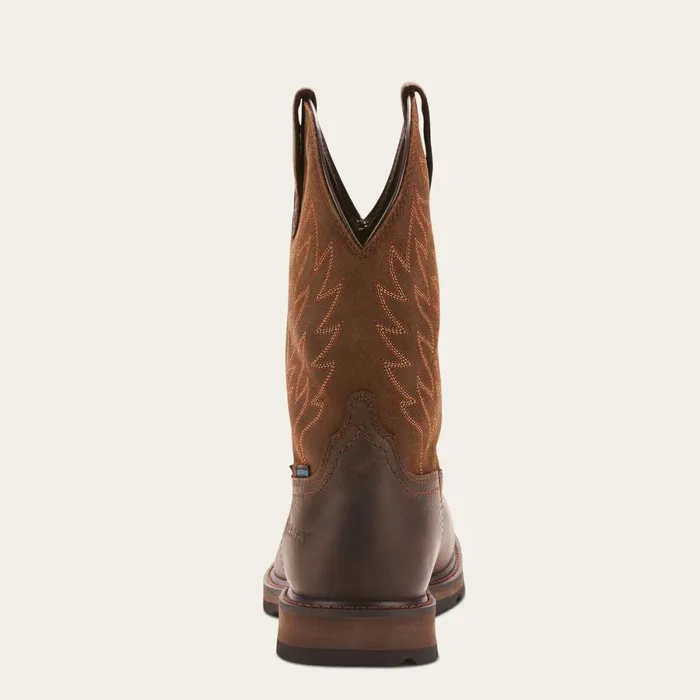 Groundbreaker Wide Square Toe Waterproof Steel Toe Work Boot Dark Brown Men Ariat Work Boots Groundbreaker Wide Square Toe Waterproof Steel Toe Work Boot Dark Brown Men Ariat Work Boots