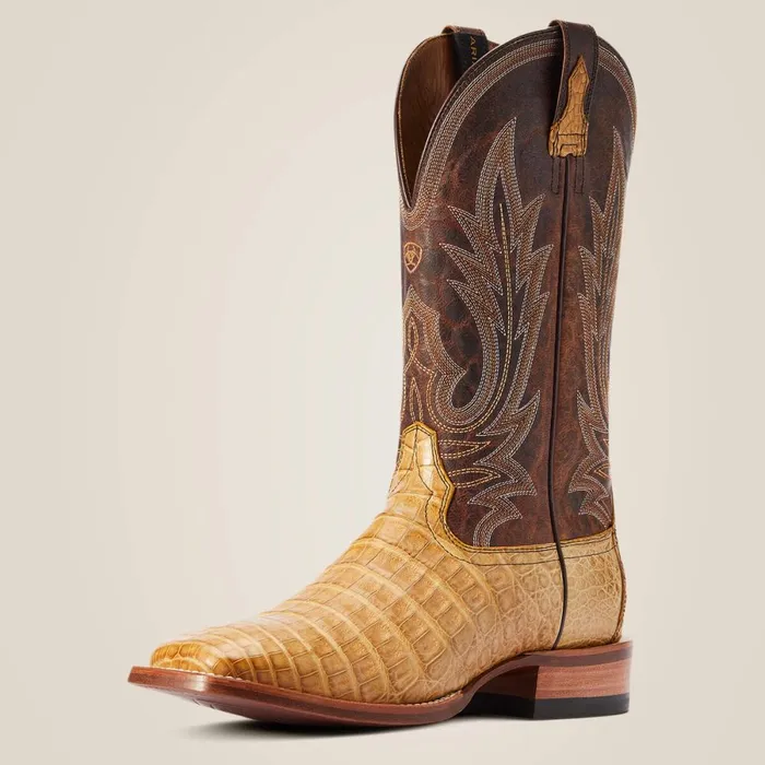 Gunslinger Cowboy Boot Honeycomb Caiman Belly Men Ariat Western Boots