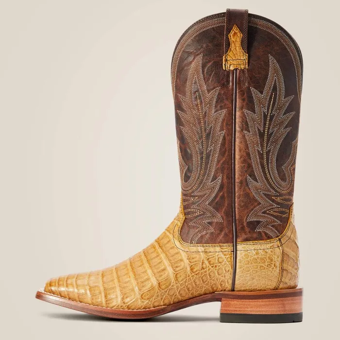 Gunslinger Cowboy Boot Honeycomb Caiman Belly Men Ariat Western Boots