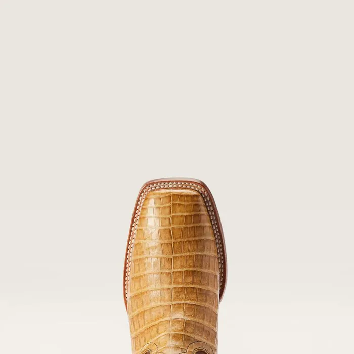 Gunslinger Cowboy Boot Honeycomb Caiman Belly Men Ariat Western Boots