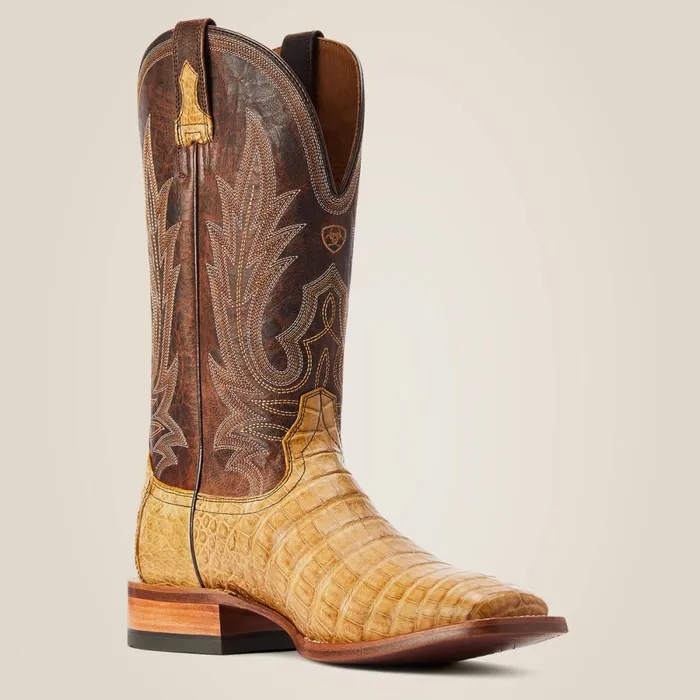 Gunslinger Cowboy Boot Honeycomb Caiman Belly Men Ariat Western Boots