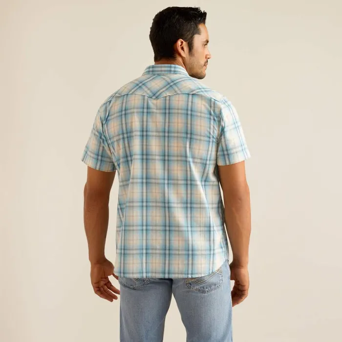 Harold Retro Fit Shirt Egret Men Ariat Button Down Shirts Harold Retro Fit Shirt Egret Men Ariat Button Down Shirts