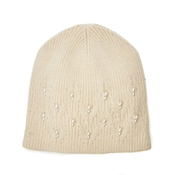 Hats Women Moda In Pelle Promysegiftset Cream Textile
