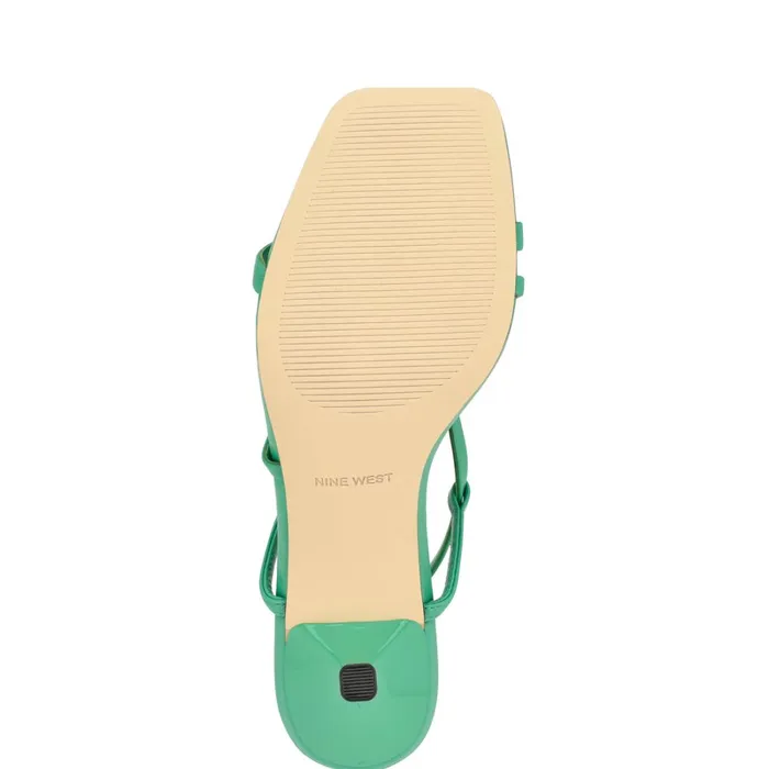 Haya Strappy Sandals Green Women Nine West Sandals Haya Strappy Sandals Green Women Nine West Sandals