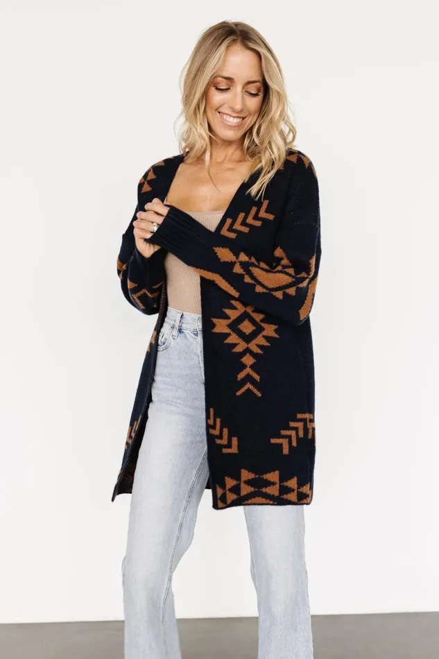 Hays Oversized Cardigan Navy Camel Women Baltic Born Cardigans Hays Oversized Cardigan Navy Camel Women Baltic Born Cardigans