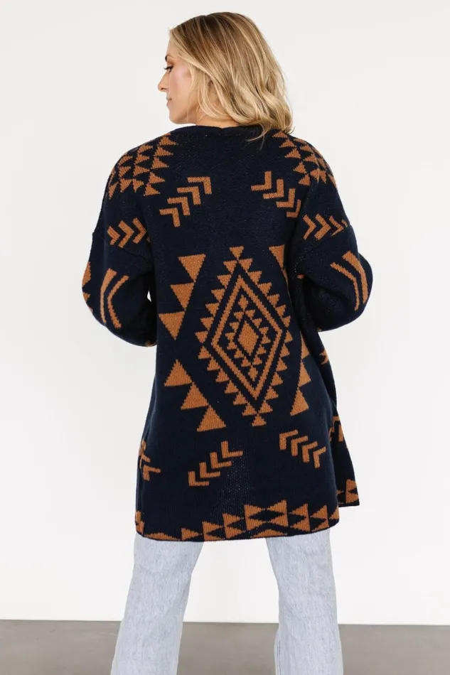Hays Oversized Cardigan Navy Camel Women Baltic Born Cardigans Hays Oversized Cardigan Navy Camel Women Baltic Born Cardigans