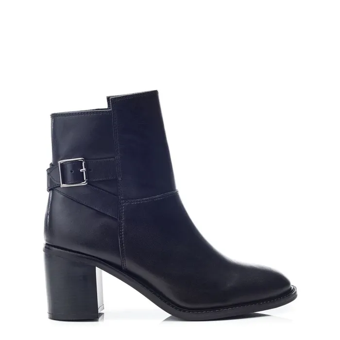 Heeled And Wedge Boots Women Moda In Pelle Bsoleful BJasmine Black Leather