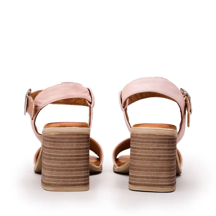Heeled Sandals Women Moda In Pelle Maila Cameo Leather