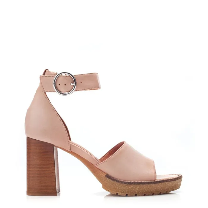 Heeled Sandals Women Moda In Pelle Margie Cameo Leather
