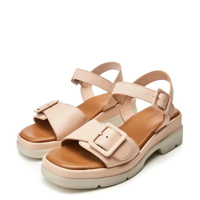 Heeled Sandals Women Moda In Pelle Shoon Sh Shore Cameo Leather