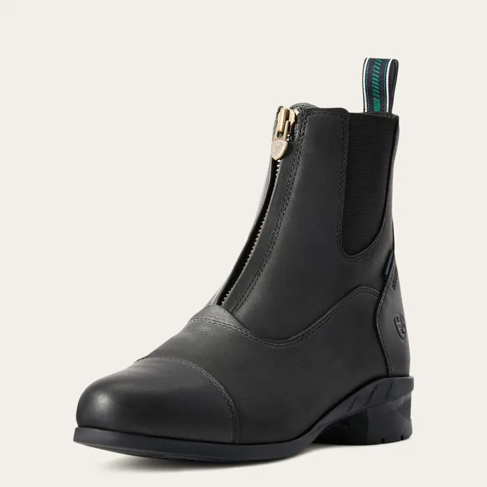 Heritage IV Zip Waterproof Insulated Paddock Boot Black Women Ariat English Riding Boots