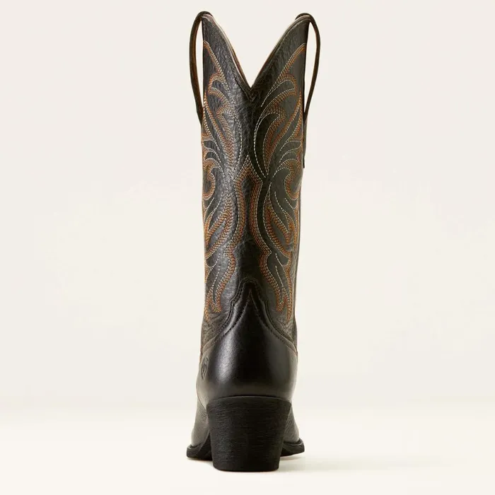 Heritage J Toe Stretchfit Western Boot Black Deertan Women Ariat Western Boots