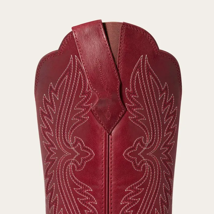 Heritage R Toe StretchFit Western Boot Rosy Red Women Ariat Western Boots