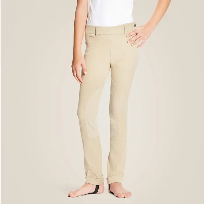 Heritage Side Zip Knee Patch Jod Tan Kids Ariat English Riding Clothing