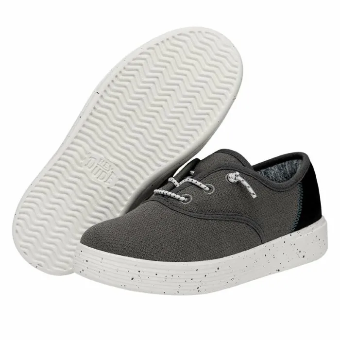 Hey Dude Big Kids Conway Youth Charcoal 8211 Kids Hey Dude Big Kids Conway Youth Charcoal 8211 Kids