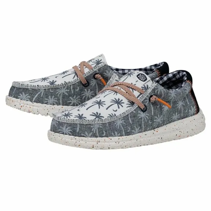 Hey Dude Big Kids Wally Youth Tropical Blue 8211 Kids Hey Dude Big Kids Wally Youth Tropical Blue 8211 Kids
