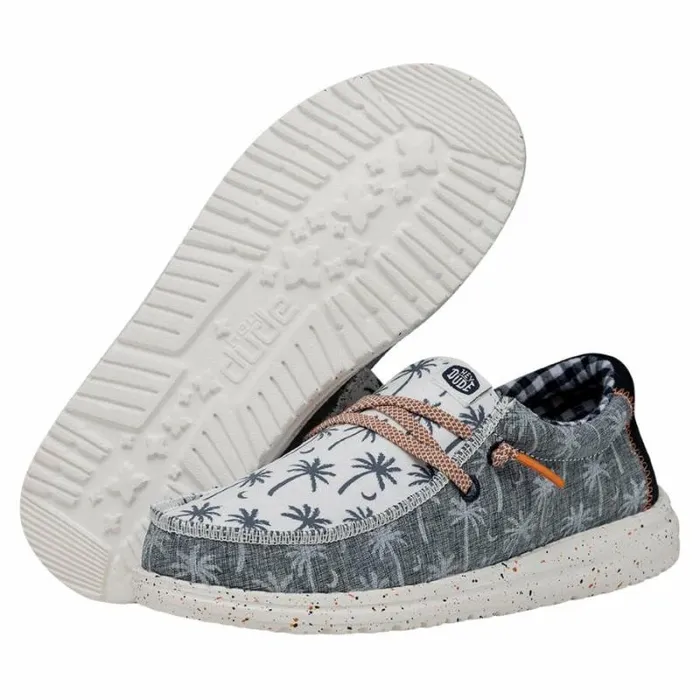 Hey Dude Big Kids Wally Youth Tropical Blue 8211 Kids Hey Dude Big Kids Wally Youth Tropical Blue 8211 Kids