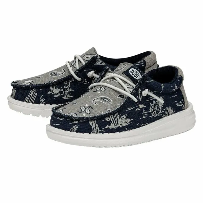 Hey Dude Little Kids Wally Toddler Bandana Navy 8211 Kids