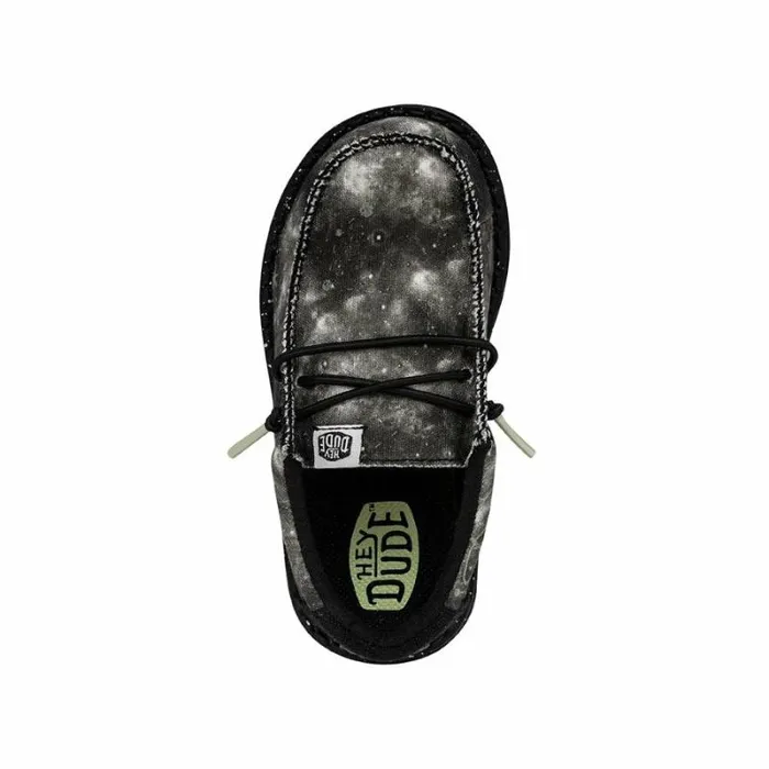 Hey Dude Little Kids Wally Toddler Galaxy Black Multi Glow 8211 Kids
