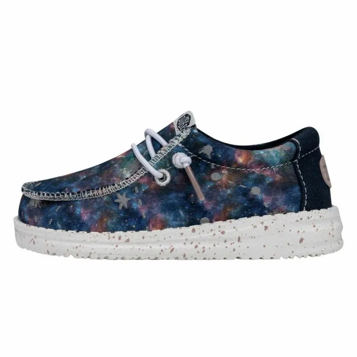 Hey Dude Little Kids Wally Toddler Galaxy Blue Multi Glow 8211 Kids