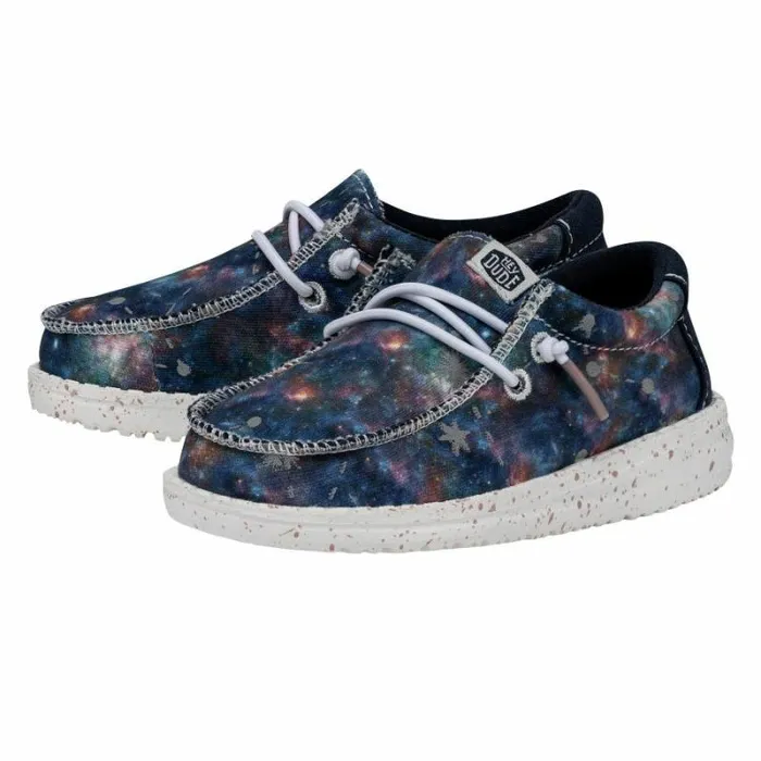 Hey Dude Little Kids Wally Toddler Galaxy Blue Multi Glow 8211 Kids Hey Dude Little Kids Wally Toddler Galaxy Blue Multi Glow 8211 Kids