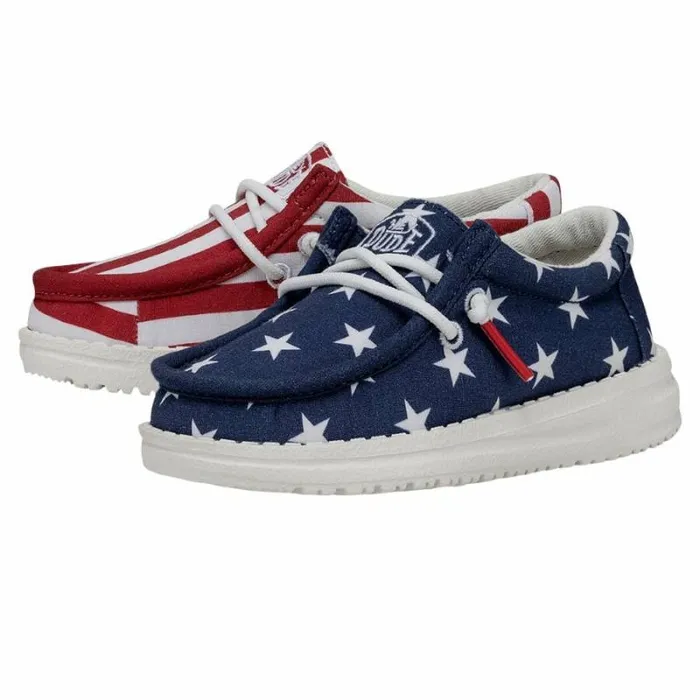 Hey Dude Little Kids Wally Toddler Patriotic American Flag 8211 Kids