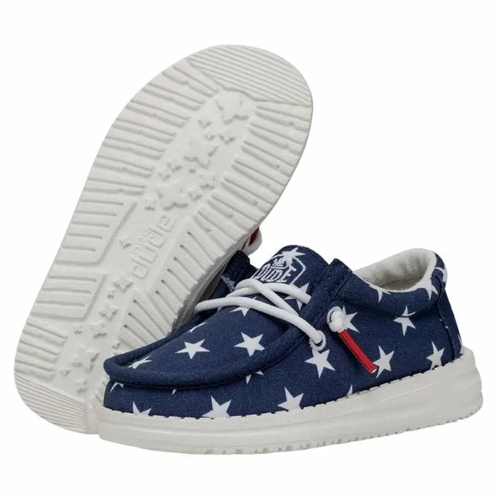 Hey Dude Little Kids Wally Toddler Patriotic American Flag 8211 Kids Hey Dude Little Kids Wally Toddler Patriotic American Flag 8211 Kids