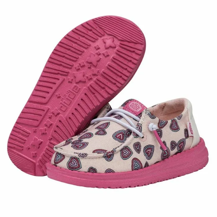 Hey Dude Little Kids Wendy Toddler Hearts Pink 8211 Kids