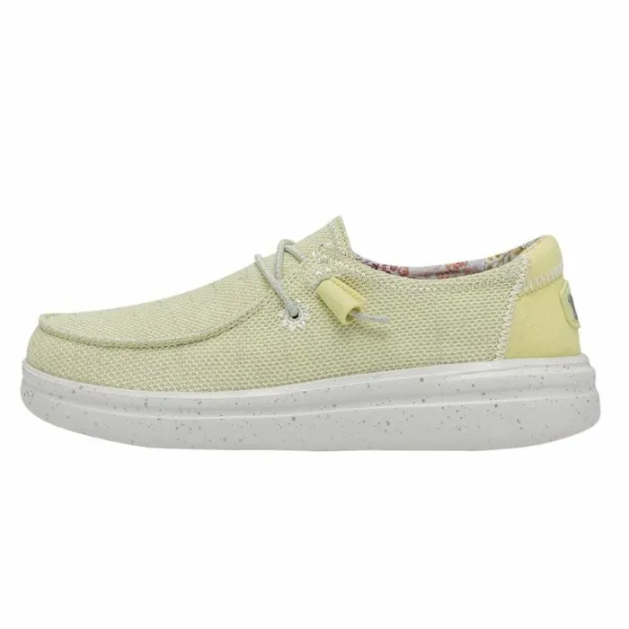 Hey Dude Platforms Wendy Rise Stretch Lemon 8211 Women