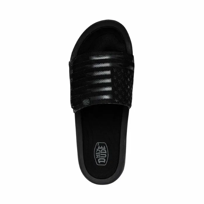 Hey Dude Sandals Phoenix Camo Total Black 8211 Men