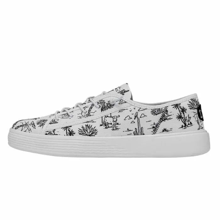 Hey Dude Sneakers Cody Desert White And Black 8211 Men