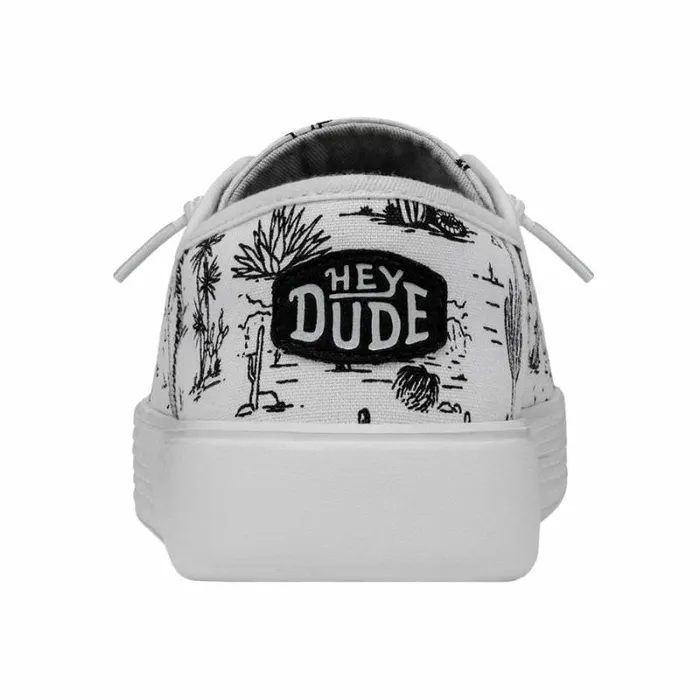 Hey Dude Sneakers Cody Desert White And Black 8211 Men Hey Dude Sneakers Cody Desert White And Black 8211 Men