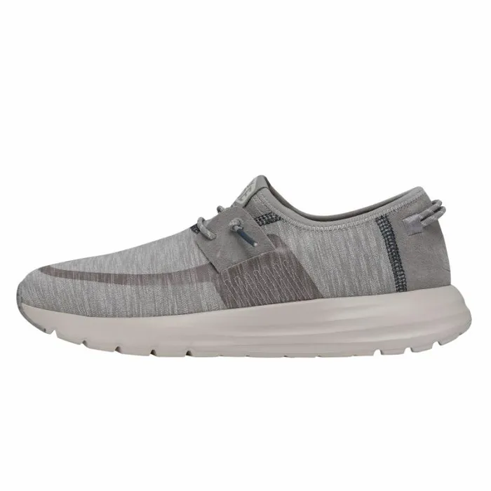 Hey Dude Wendy Sirocco Dual Knit Light Grey 8211 WomenMenKids