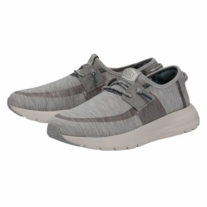 Hey Dude Wendy Sirocco Dual Knit Light Grey 8211 WomenMenKids