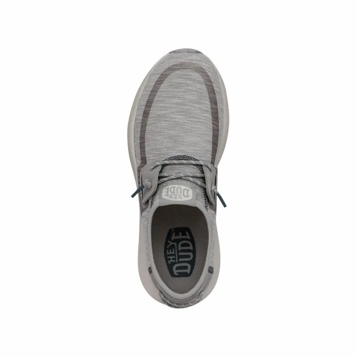 Hey Dude Wendy Sirocco Dual Knit Light Grey 8211 WomenMenKids
