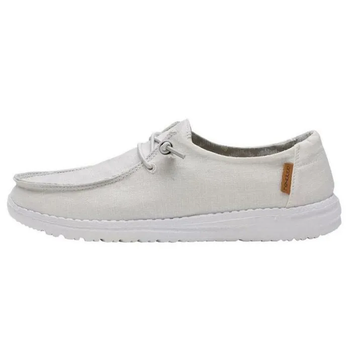 Hey Dude Wendy Wendy Chambray White 8211 Women